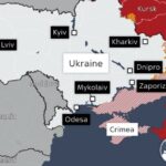 Карта окупованих регіонів України