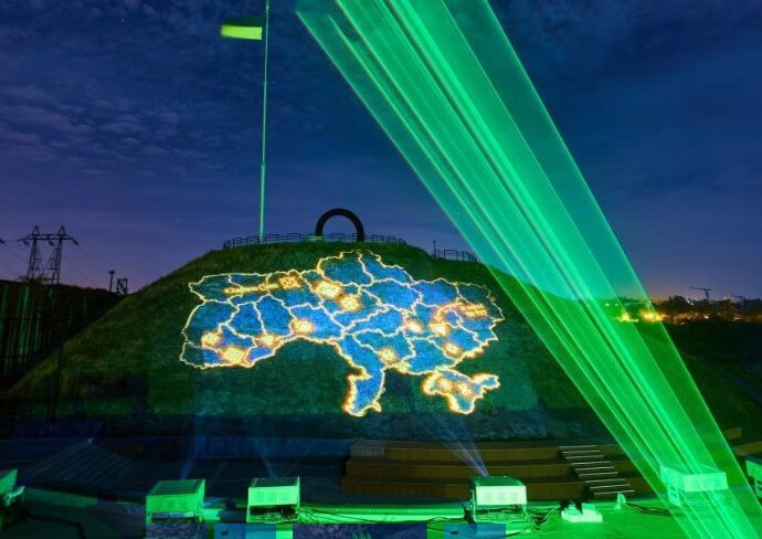 Голограма на Хортиці у Запоріжжі