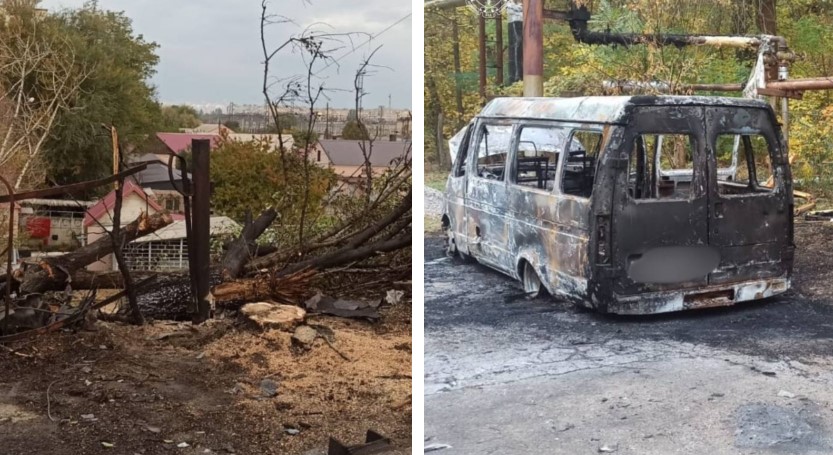 Запоріжжя під нічною атакою: «шахеди», пожежі й знищене майно 1 obstrel 181025