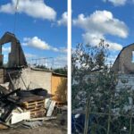 Наслідки вибуху газу у дачному будинку