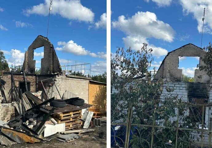 Наслідки вибуху газу у дачному будинку