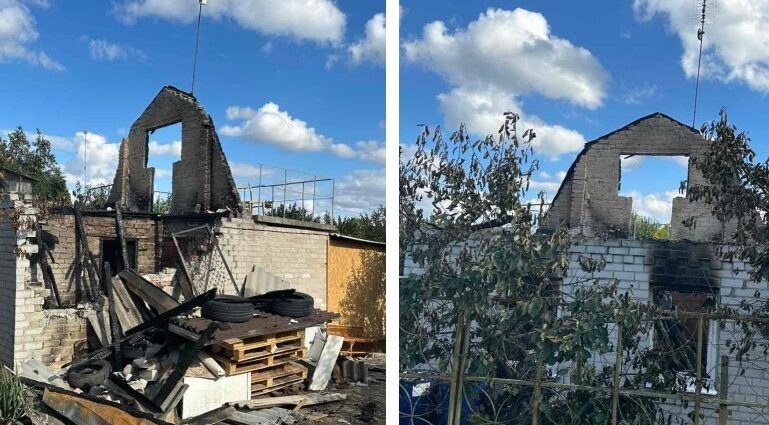Наслідки вибуху газу у дачному будинку
