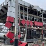 Наслідки ракетного удару по залізничному вокзалу Фастова