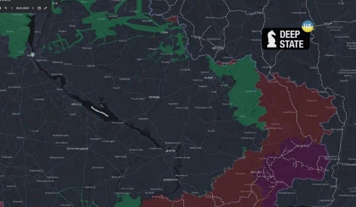 DeepState: за 2025 рік Росія окупувала понад 4300 км² української території 1 DeepState