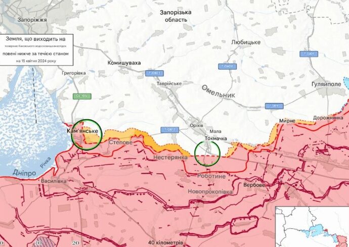 karta zaporozhskaya oblast