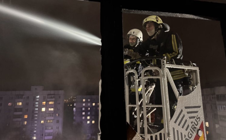 У Запоріжжі рятувальники ліквідували пожежу у 14-поверхівці 1 pozhar