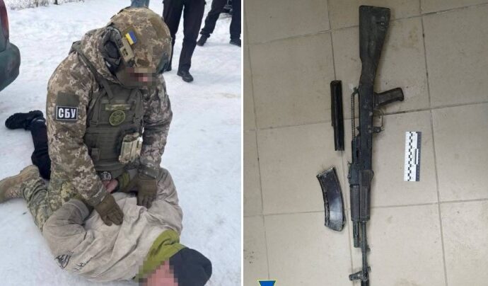 На Запоріжжі затримали військового у СЗЧ, який намагався продати автомат АК-74 і гранати — СБУ 3 szch