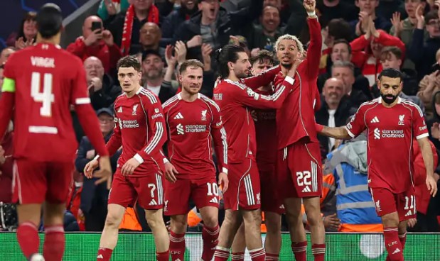 Визначилися всі чвертьфіналісти Ліги чемпіонів: результати матчів-відповідей та пари 1/4 фіналу 46 liverpul