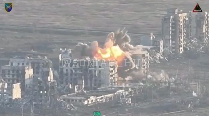 ЗСУ завдали авіаудару по позиціях РФ у Степногірську: знищено будівлю зі штурмовими групами 1 stepnogorsk22