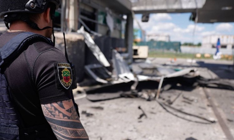 Вибух на Осипенківському: Росіяни атакували АЗС у Запоріжжі 1 azs attack