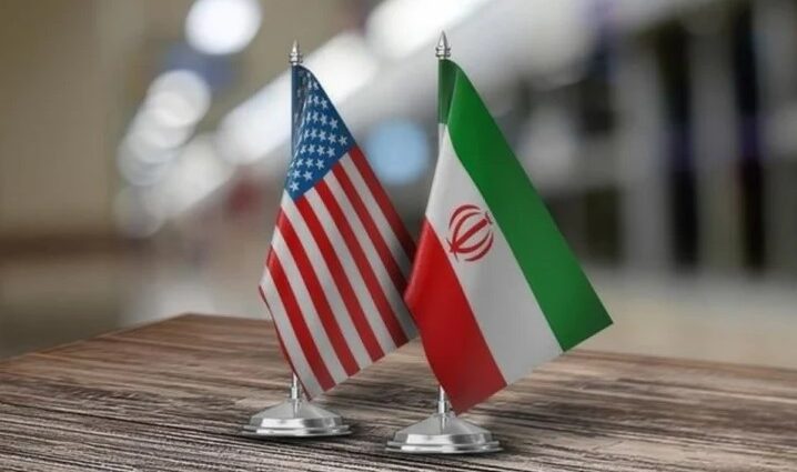 usa iran flagi