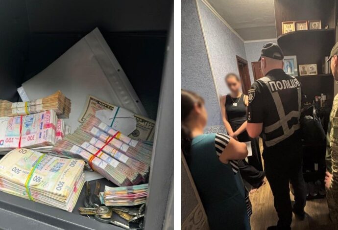 У Запоріжжі викрили злочинну групу: поліція вилучила зброю, понад 1,6 млн гривень і 200 тисяч доларів 5 10