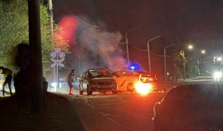 FPV-дрон РФ атакував автомобіль патрульної поліції у Запоріжжі: поранено чотирьох правоохоронців 27 fpv attack0707