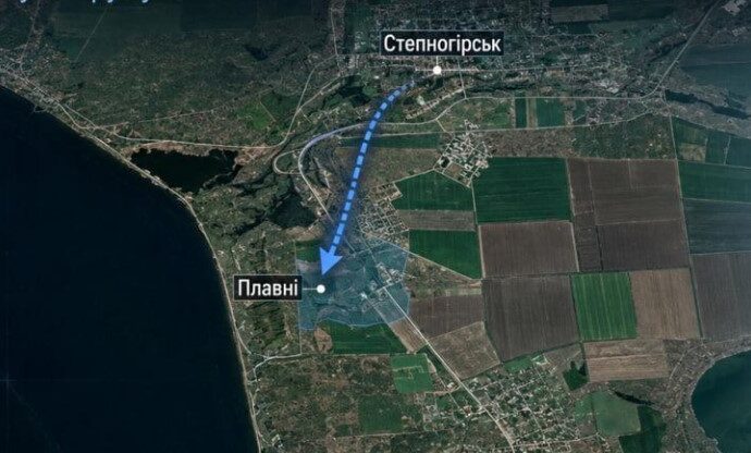 ЗСУ просунулися до Плавнів на Запоріжжі: OSINT-аналітики зафіксували нові успіхи Сил оборони 2 stepnogorsk karta