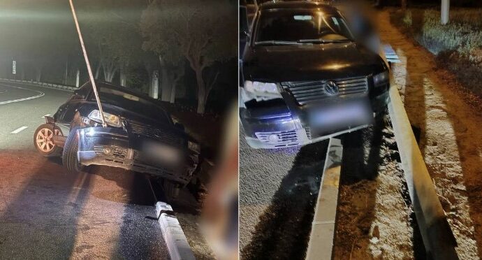 ДТП у Запоріжжі: Всмерть п’яний водій Volkswagen врізався у бетонний блок та відбійник 1 dtp2808